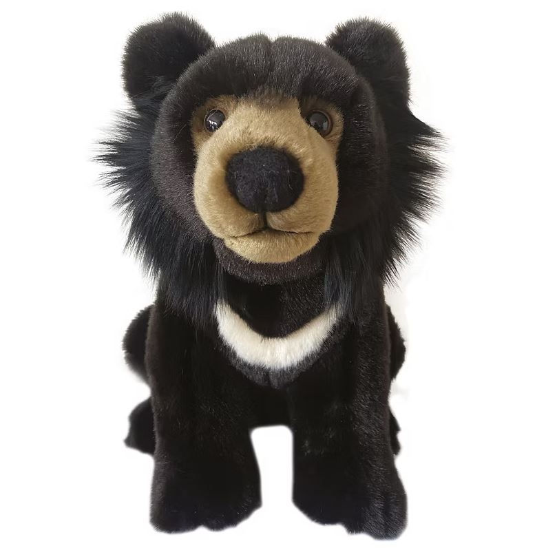 Faithful Friends Cuddly Black Asiatic Soft Toy Plush Bear