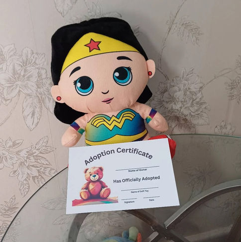 Adopt a plush - Justice league wonderwoman