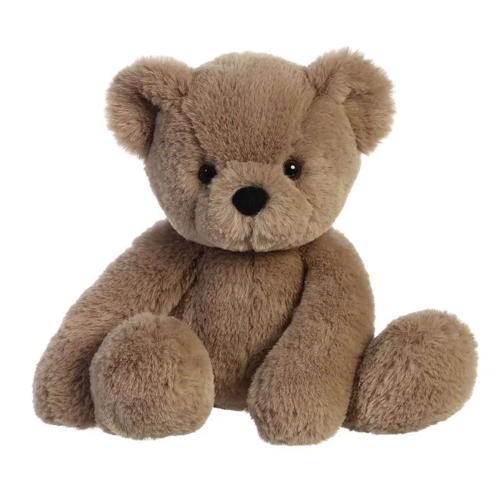 Aurora, Avery Cuddly soft Teddy Bear, Eco-friendly soft toy, Taupe, 28 cm