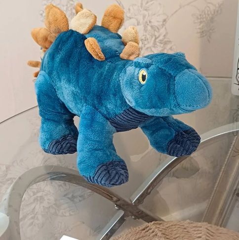 Adopt a plush - keel blue dinosaur
