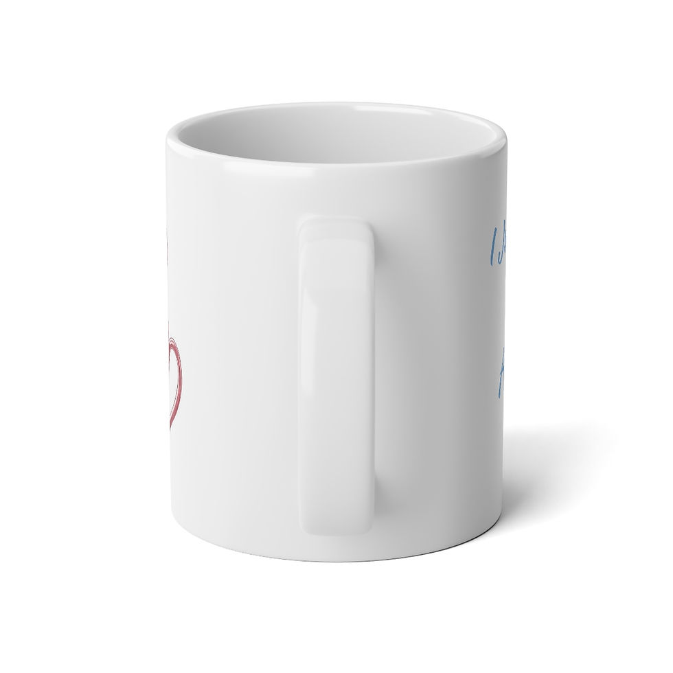 Thumbnail: cute dog Jumbo Mug, 