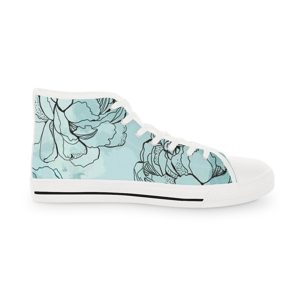 Thumbnail: Flowers Tie Sneakers, Flowers Canvas Shoes, Summer Shoe Art,Gift For Her & Him