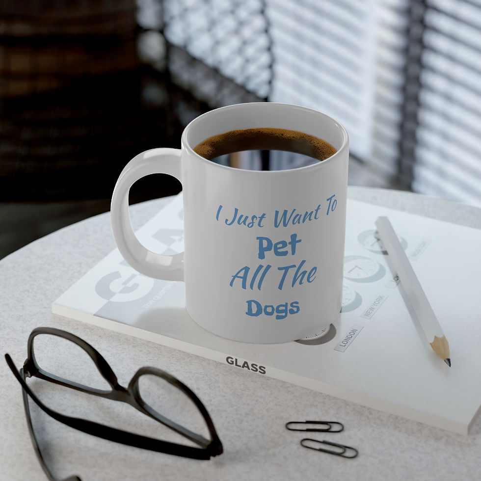 Thumbnail: cute dog Jumbo Mug, 