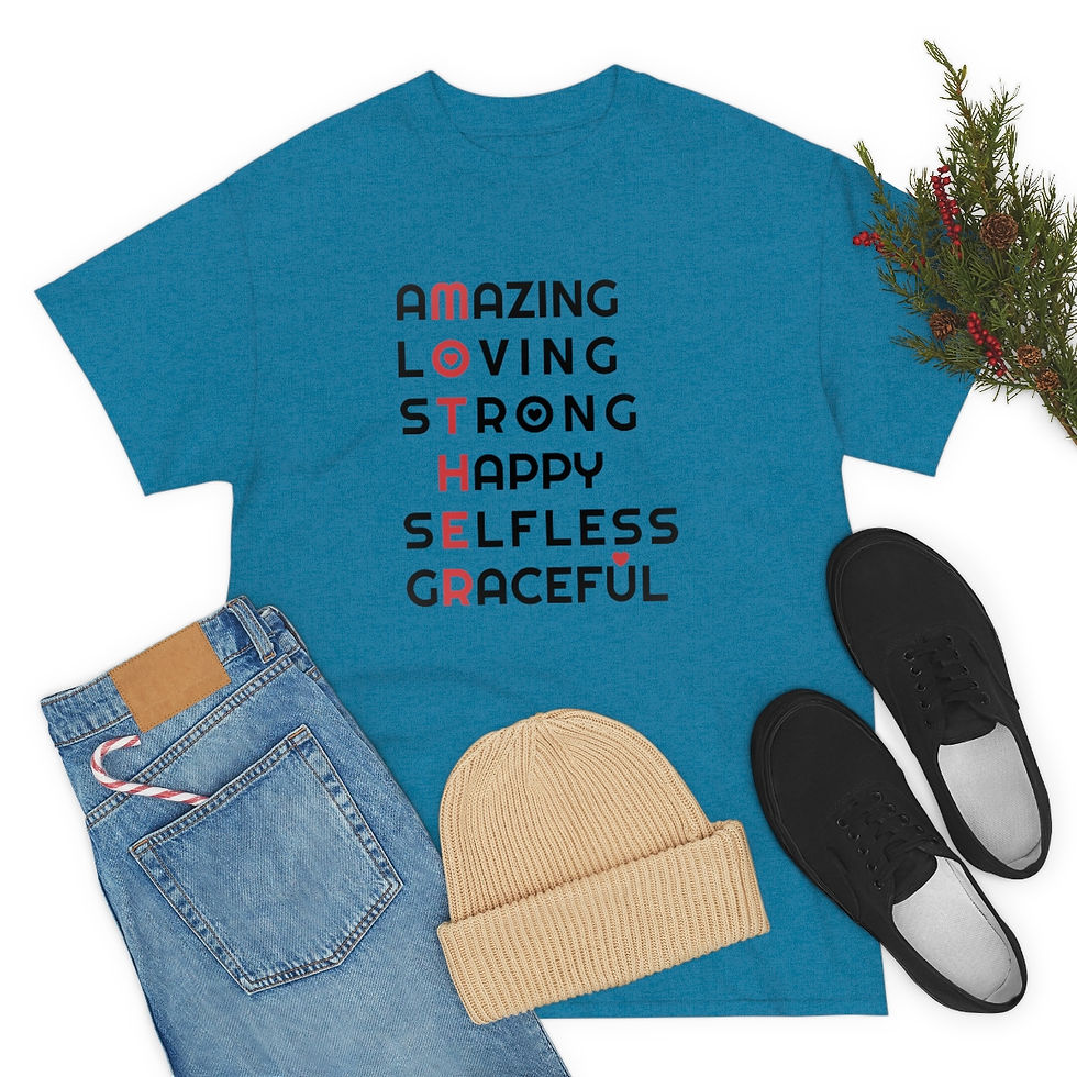 Thumbnail: Amazing_Loving_Strong_Happy_Selfless_Graceful boys/girls Cotton Tees
