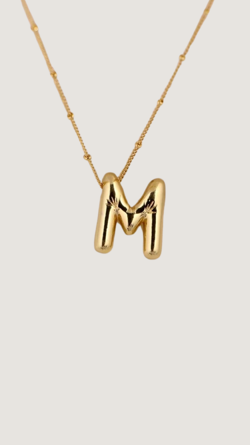 Thumbnail: Light & Love Initial Pendant Necklace