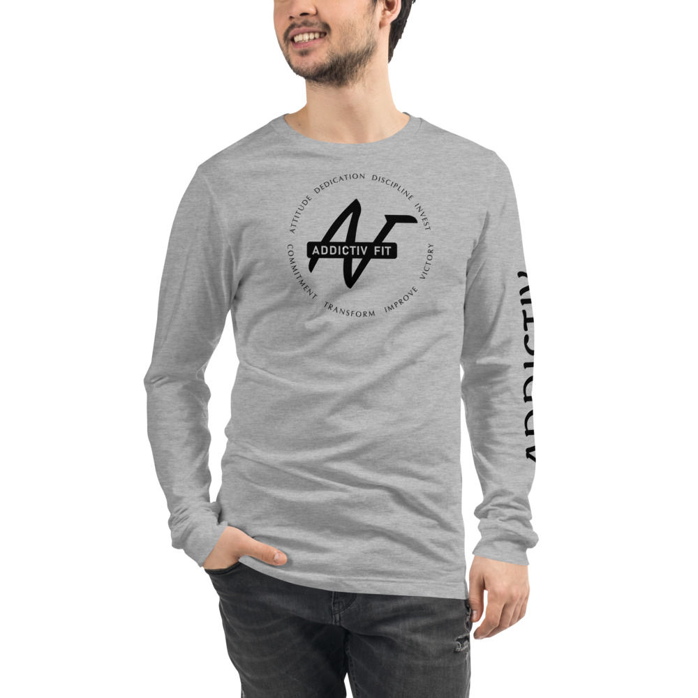 ADDICTIV Long Sleeve BLK Emblem Tee