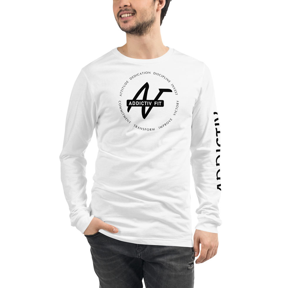 Thumbnail: ADDICTIV  Long Sleeve BLK Emblem Tee