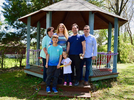 Jacquie and her family.