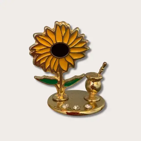 Enfeite girassol amarelo