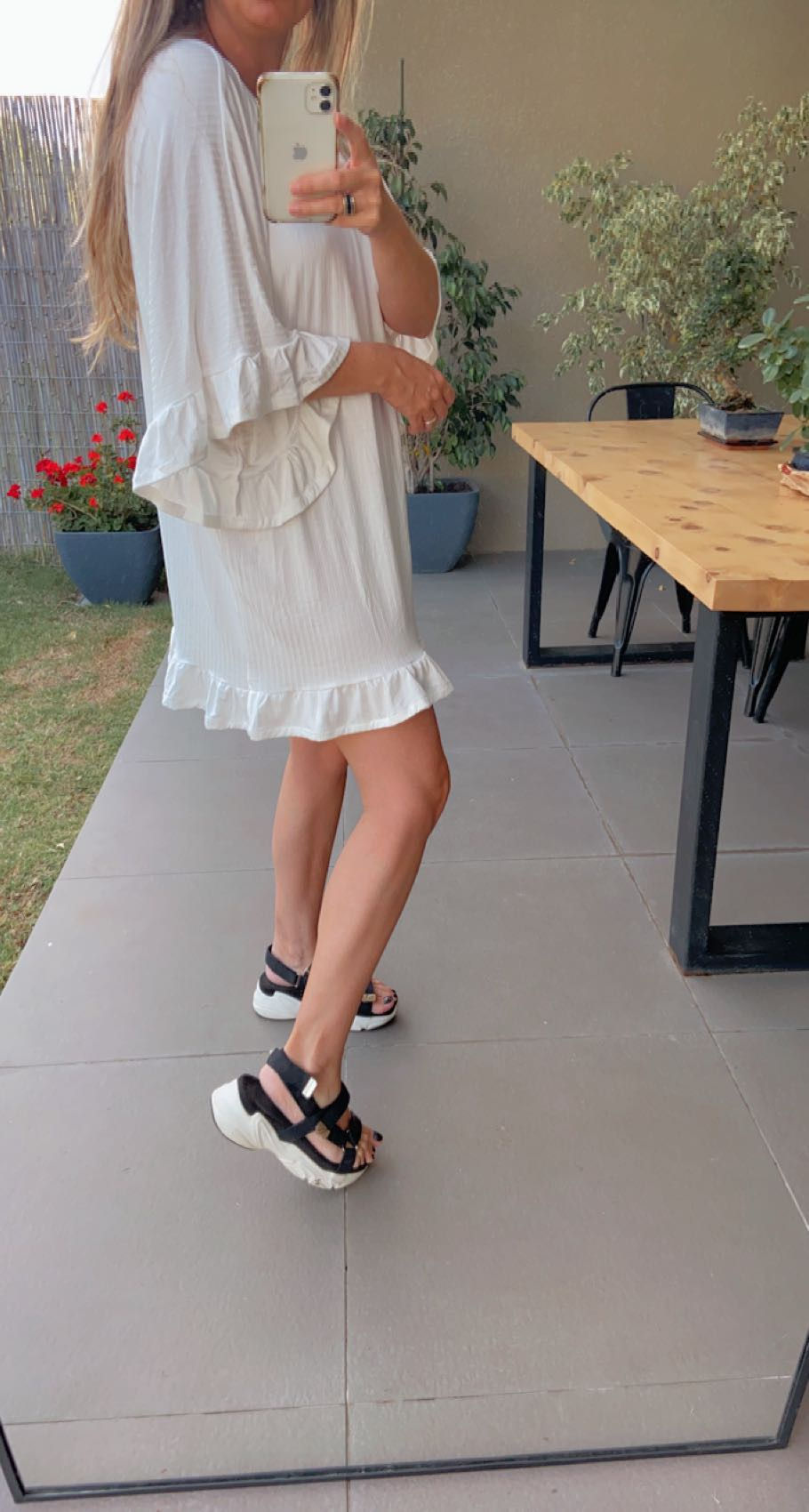 Miniatura: Vestido morley con volados oversize mega amplio LUCY (sin cambio)
