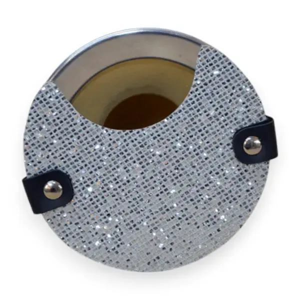 Tapa erva STRASS PRATA