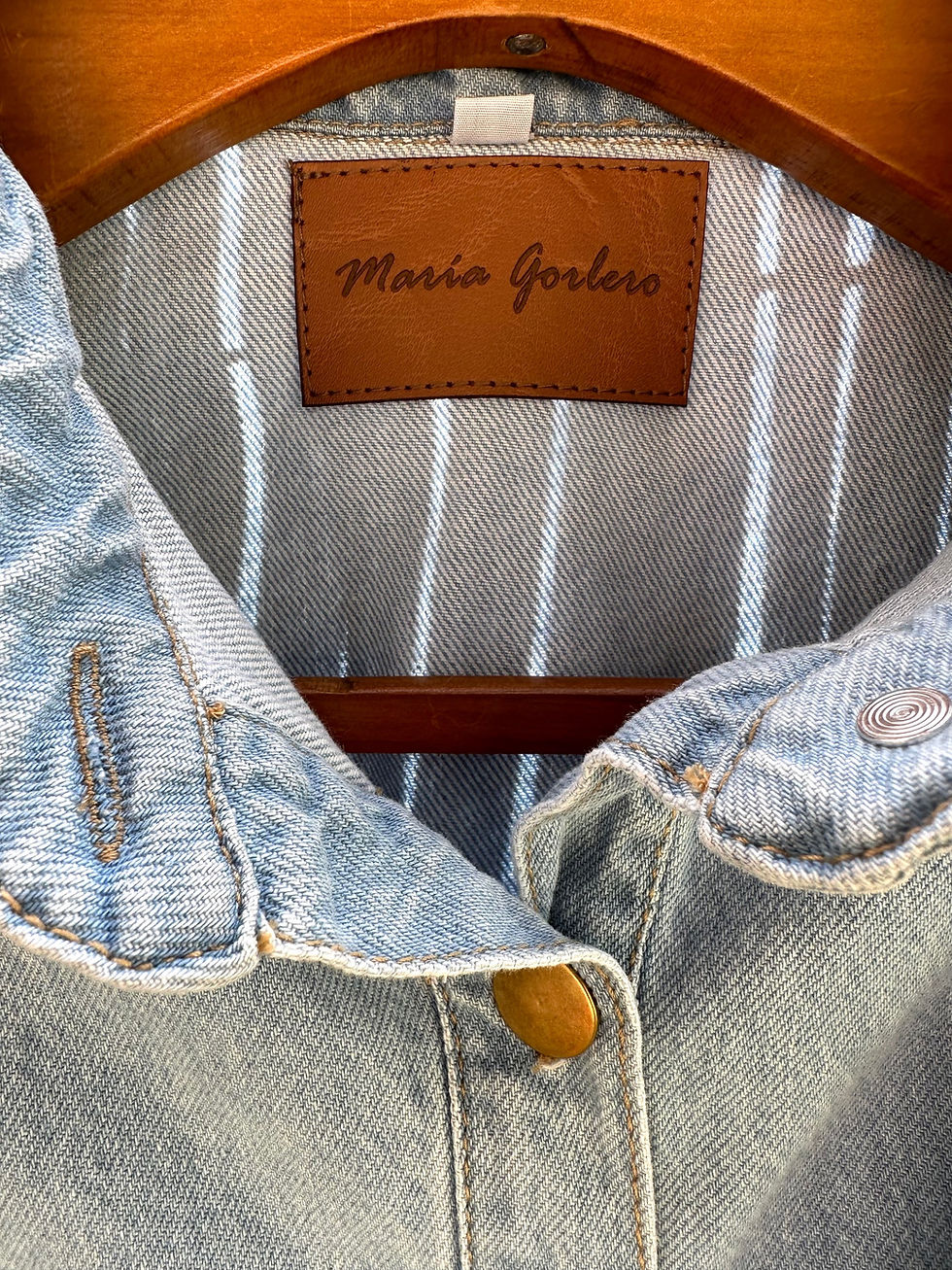 Miniatura: Vestido CLO Jean con lazo (sin cambio)
