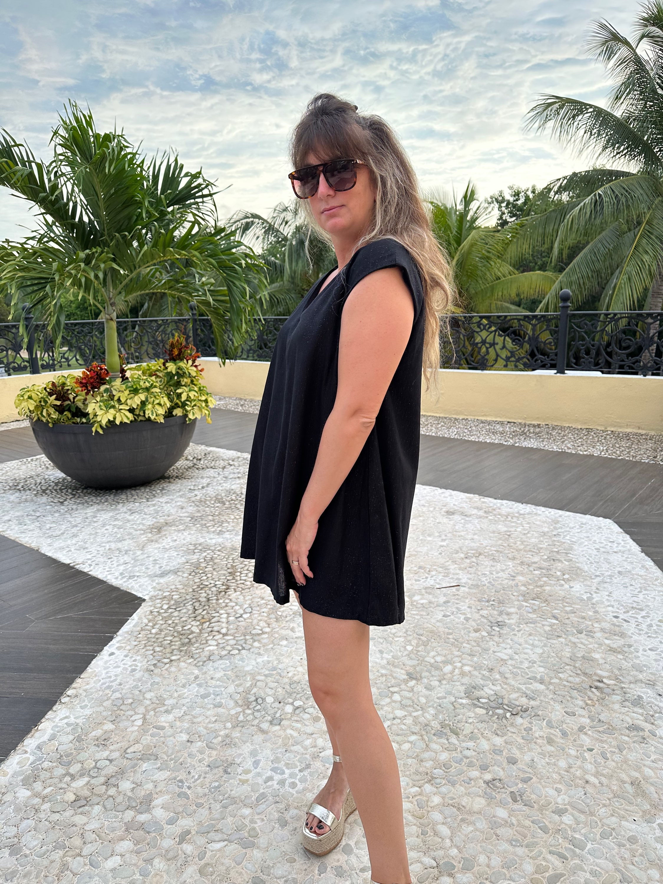 Vestido VENICE lino lurex (sin cambio)