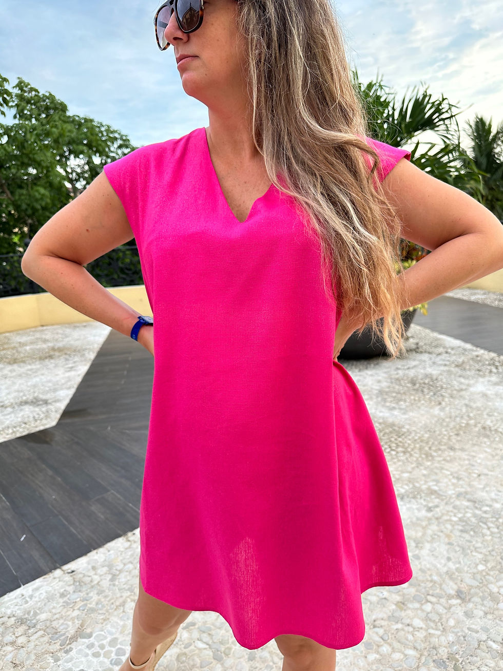 Miniatura: Vestido VENICE lino lurex (sin cambio)