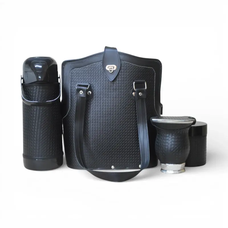 Kit prime TRANÇADO PRETO - níquel