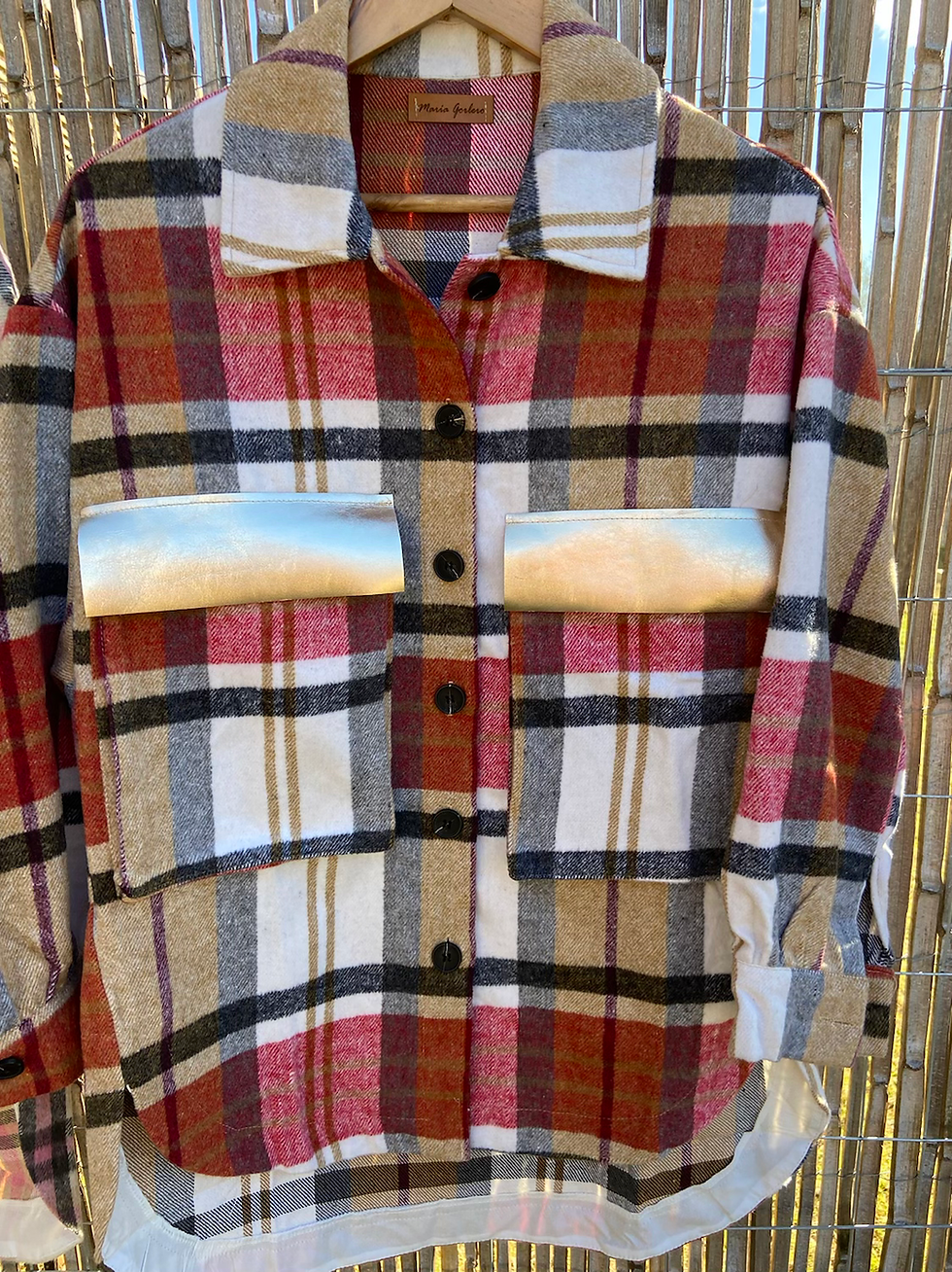 Miniatura: Sobre camisa en viyela con cuero (sin cambio)