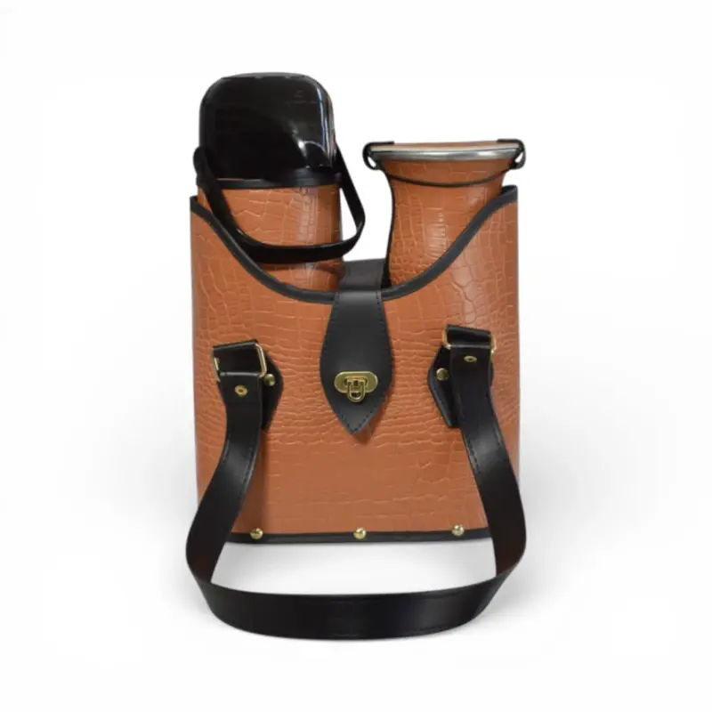 Kit luxo COBRA CARAMELO - ouro