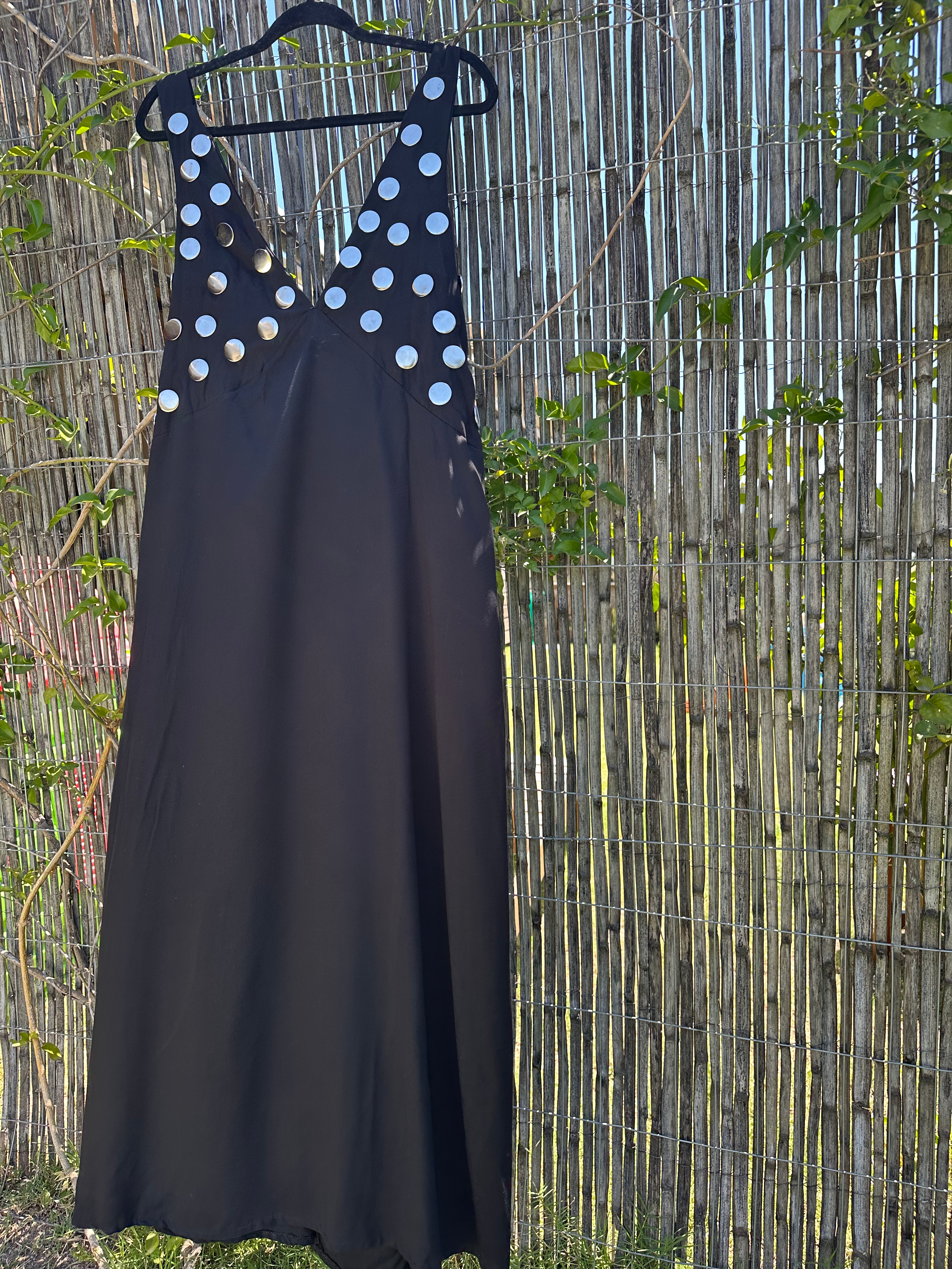 Vestido Dominicus con tachas (largo) 