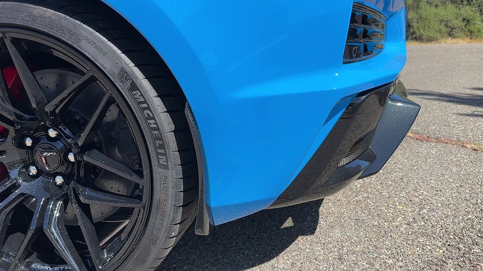 Thumbnail: 2023+ Corvette Z06 Splash Guards SET (Front & Rear)