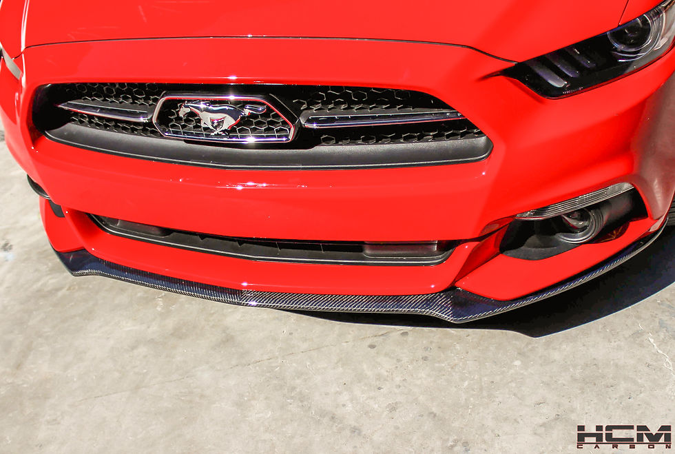 Thumbnail: 2015 - 2017 Mustang Carbon Fiber OEM Style V6 / Non PP Front Lip
