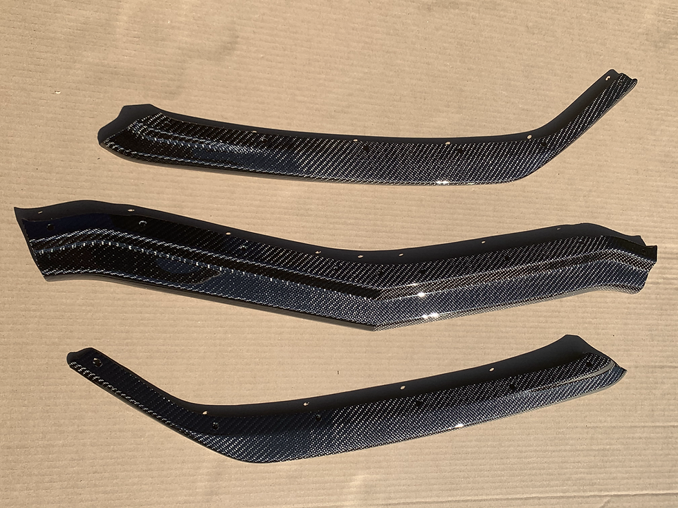 Thumbnail: 2020+ Corvette C8 Z51 OEM Style Carbon Fiber Front Splitter