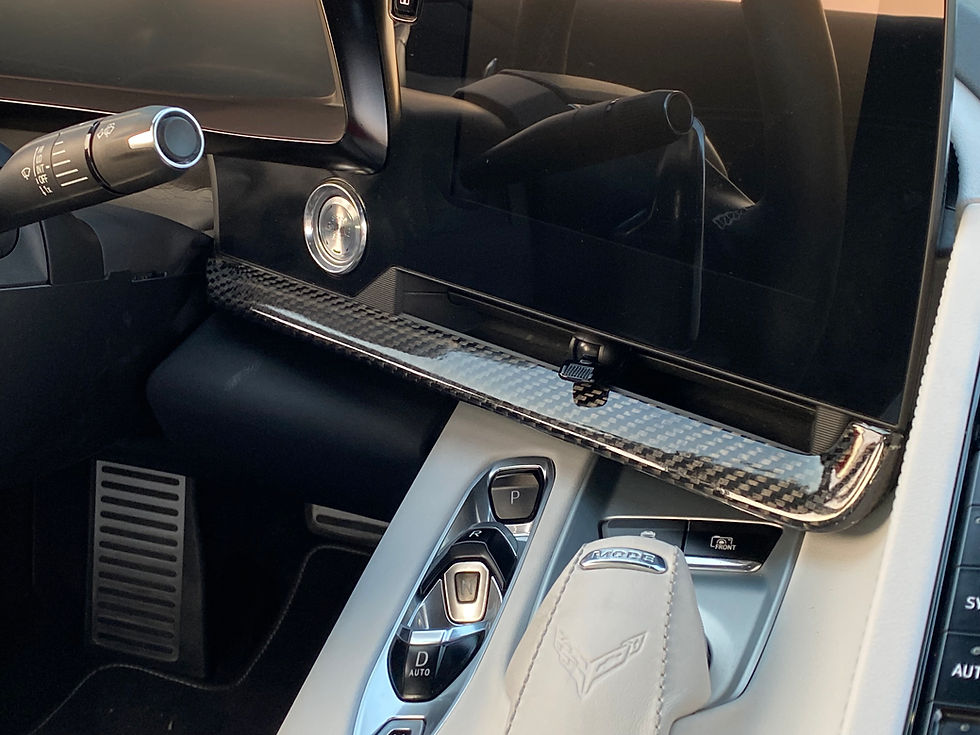 Thumbnail: 2020+ Corvette C8 Carbon Fiber 3pc Interior Trim Set