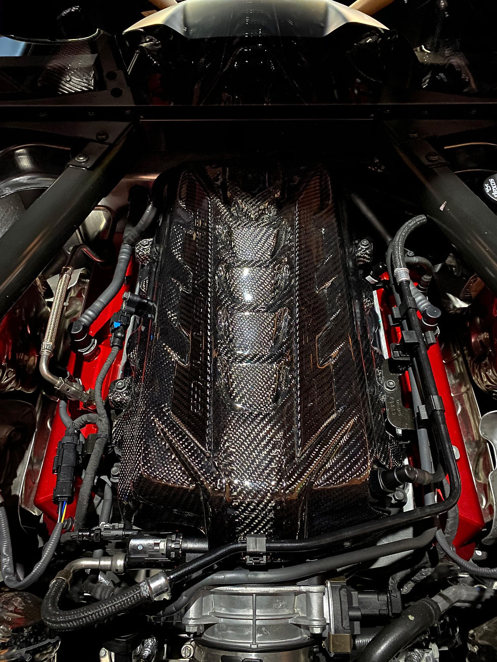 Thumbnail: 2020+ Corvette C8 Carbon Fiber Engine Cover