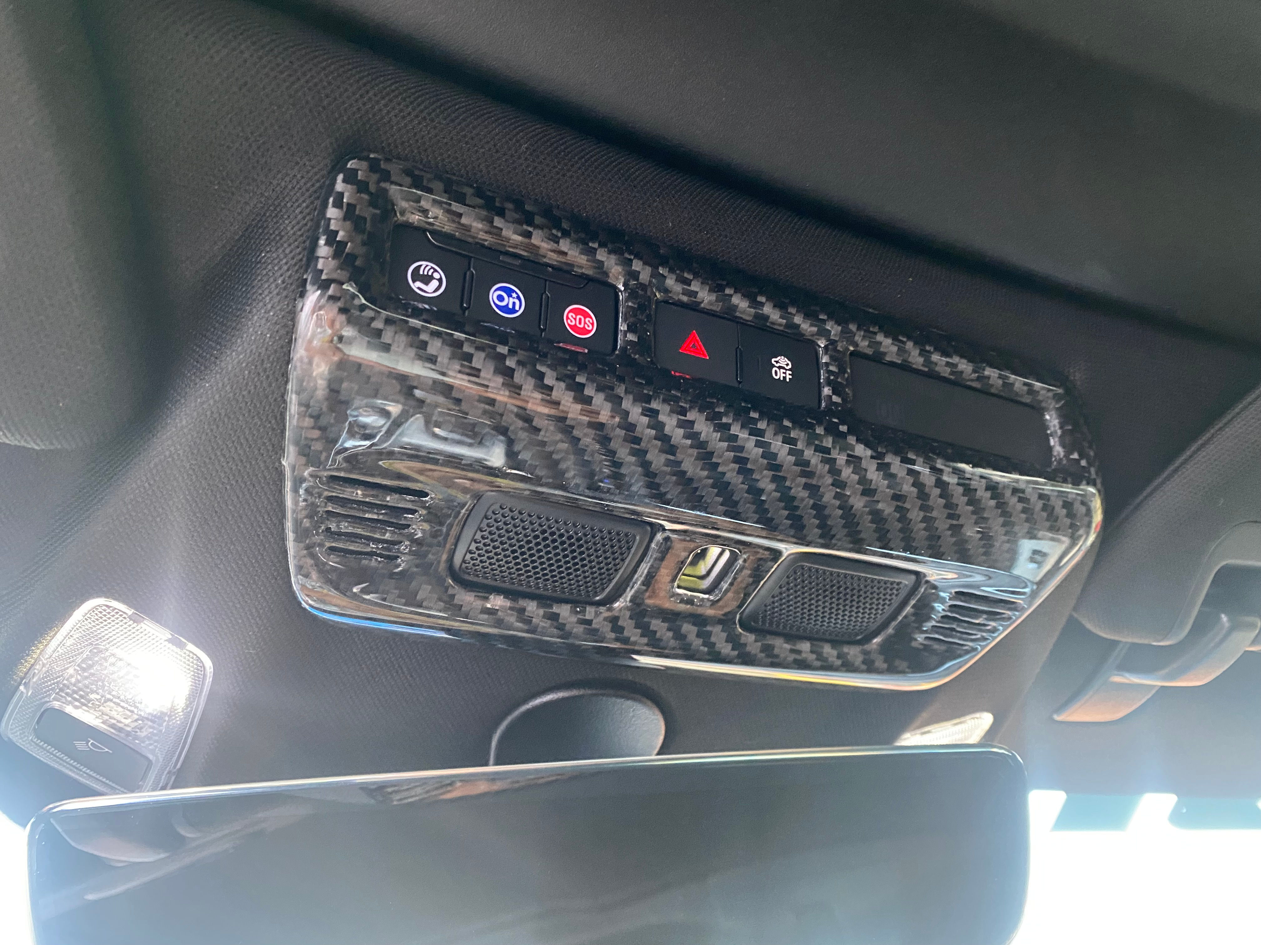 2020+ Corvette C8 Real 100% Carbon Fiber Instrument Panel Cover Molding