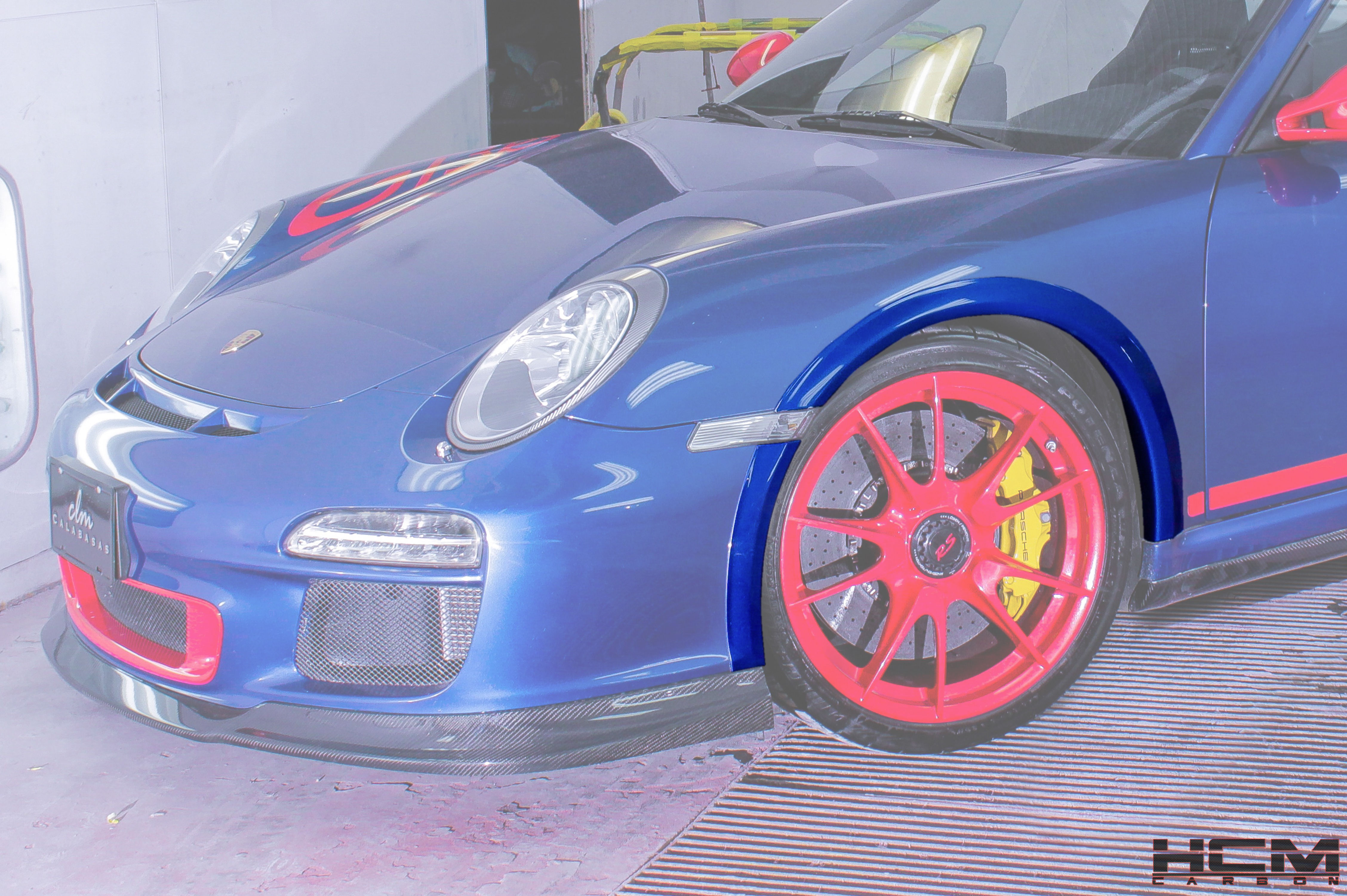 2006 - 2011 Porsche GT3 RS Style Fiberglass Front Fender Flares