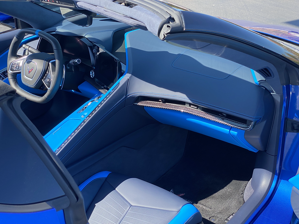 Thumbnail: 2020+ Corvette C8 Carbon Fiber 3pc Interior Trim Set