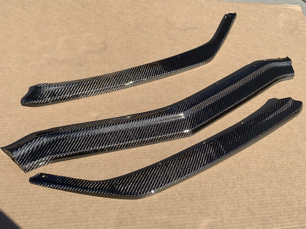 Thumbnail: 2020+ Corvette C8 Z51 OEM Style Carbon Fiber Front Splitter