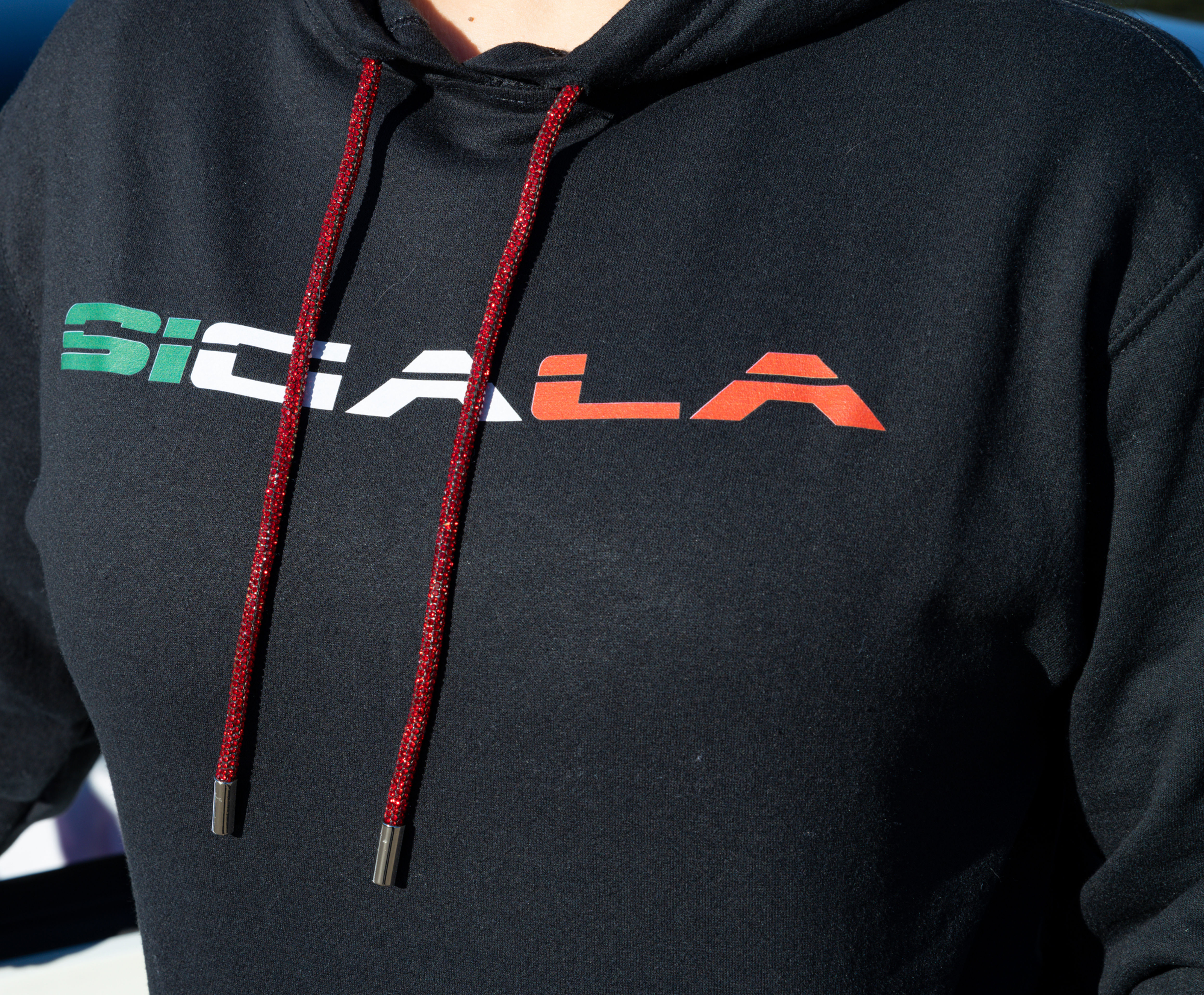 Sigala Pullover Hoodie (Optional: Rhinestone pull string)