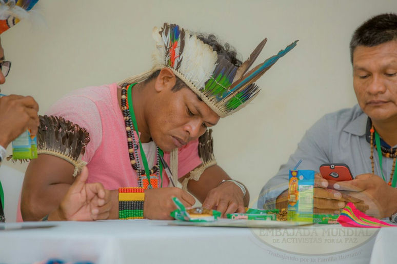 Liderança indígena de Angra dos Reis participa de encontro de povos tradicionais na Colômbia