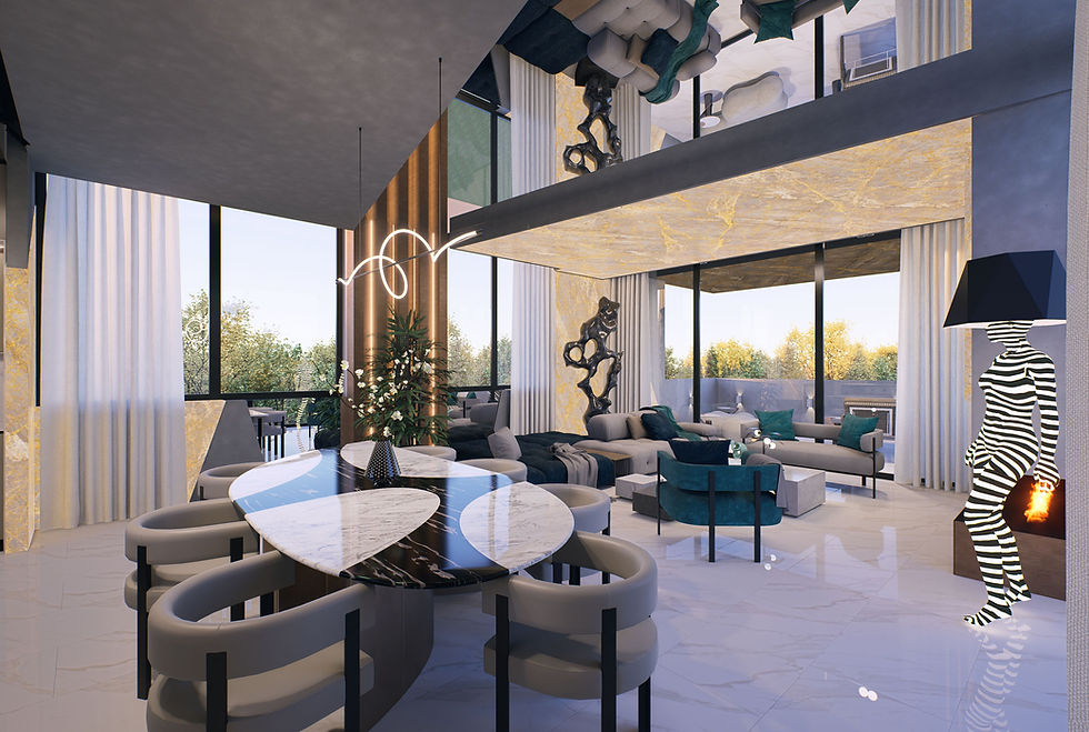 Projekt dizajna interijera.