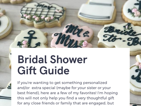 Bridal Shower Gift Guide