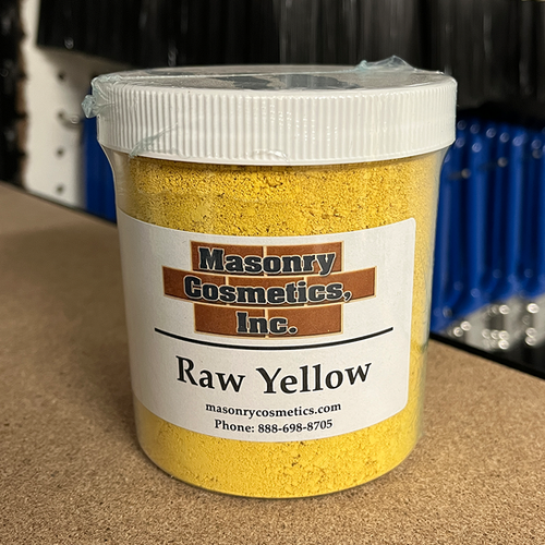 Raw Yellow Masonry Cosmetics