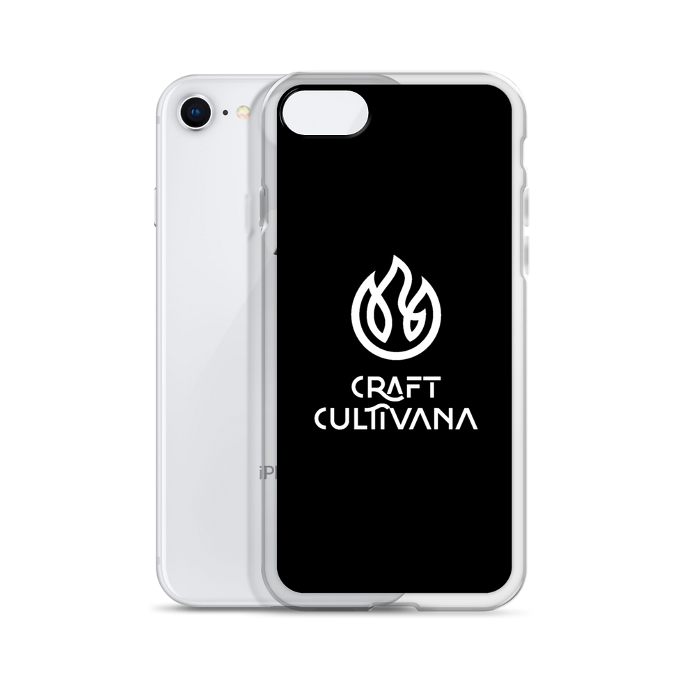 Thumbnail: iPhone Case Black Background White CC Logo