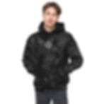 Thumbnail: Unisex Champion tie-dye hoodie - White Embroidery