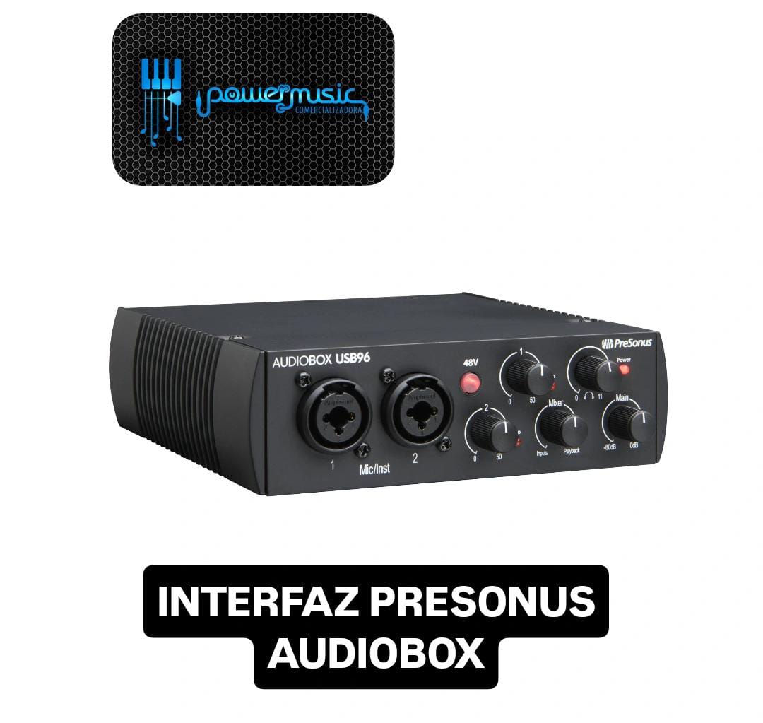 INTERFAZ PRESONUS AUDIOBOX USB 96 2 ENTRADAS