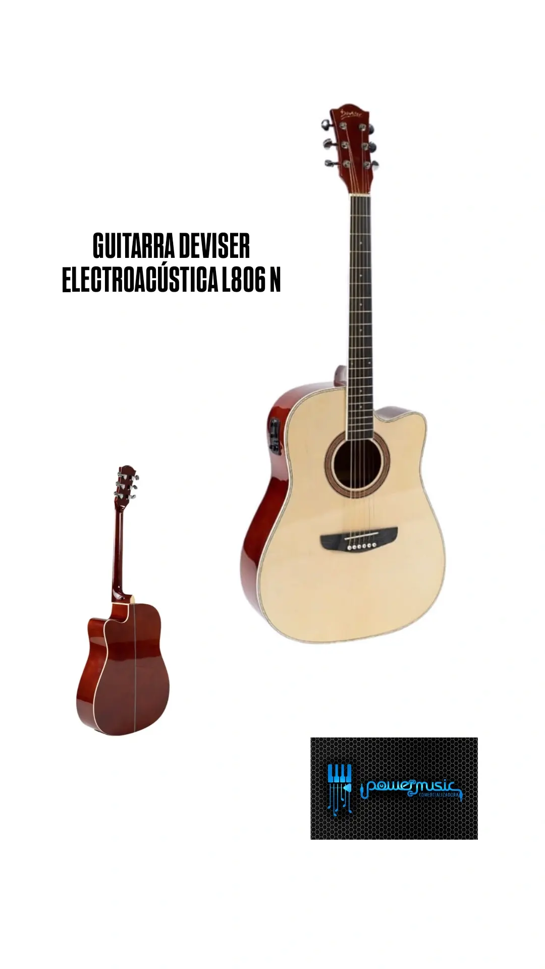 GUITARRA DEVISER ELECTROACUSTICA L806 N