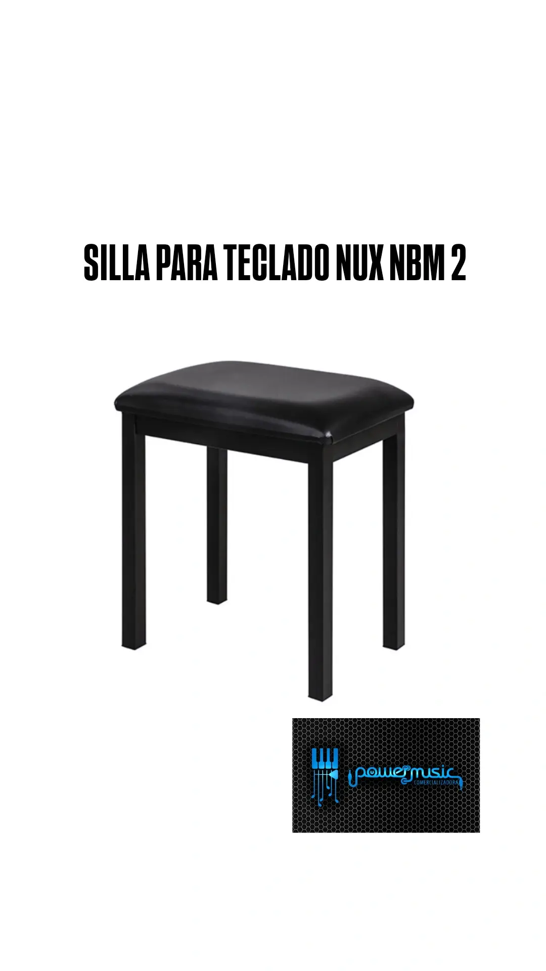 SILLA PARA TECLADO NUX NBM 2