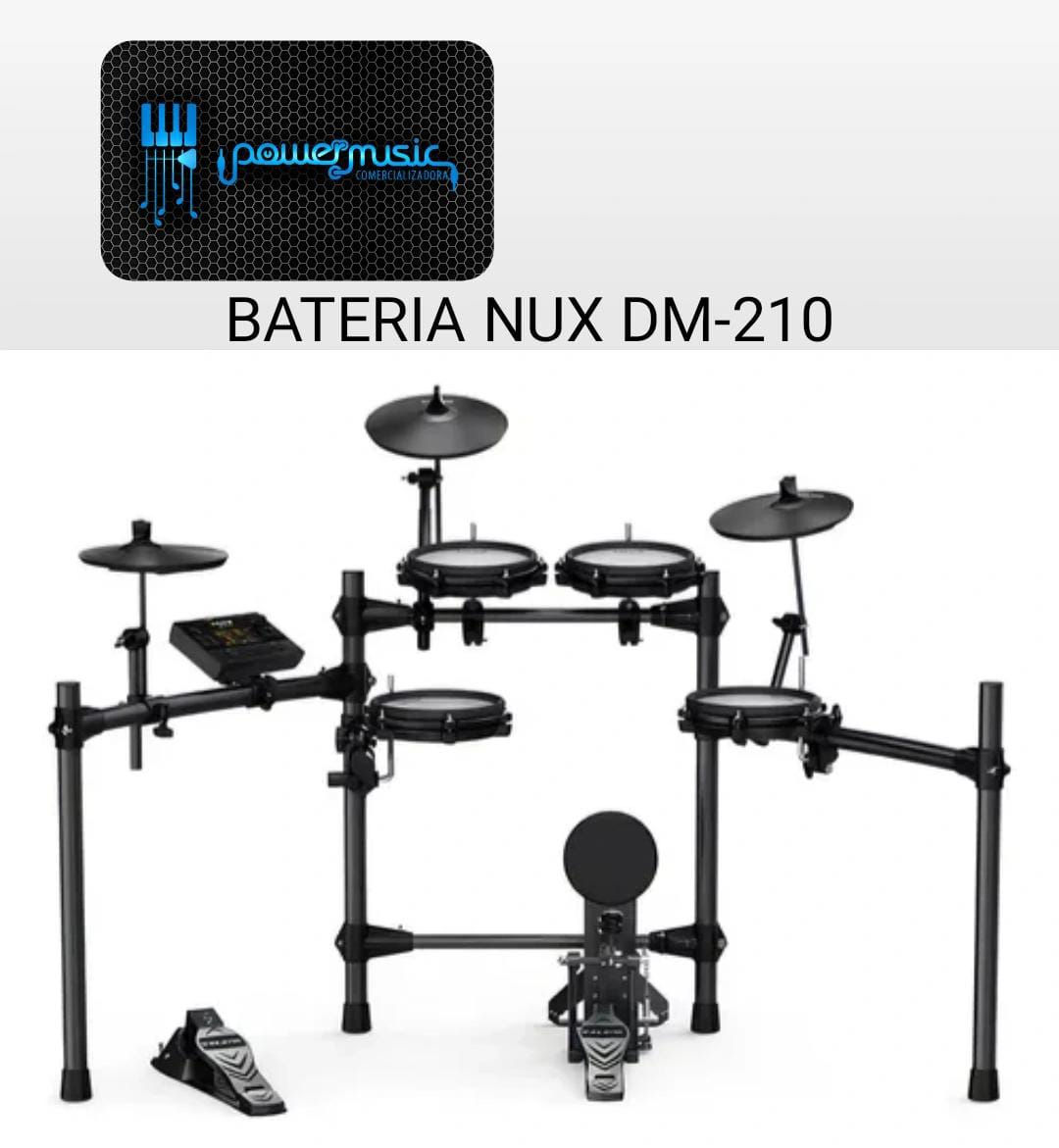 BATERIA ELECTRONICA NUX DM-210