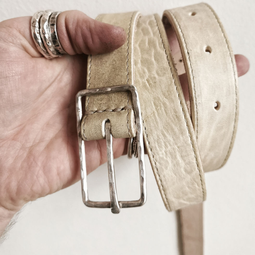 Thumbnail: Dock belt 925 silver - White culatta