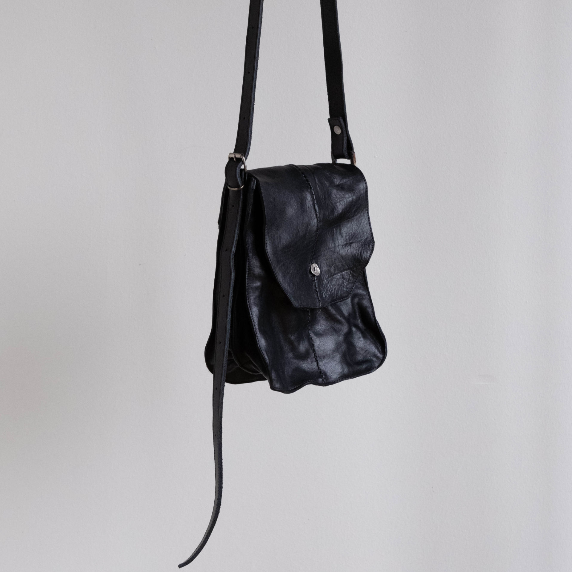 Accordion bag 925 silver button