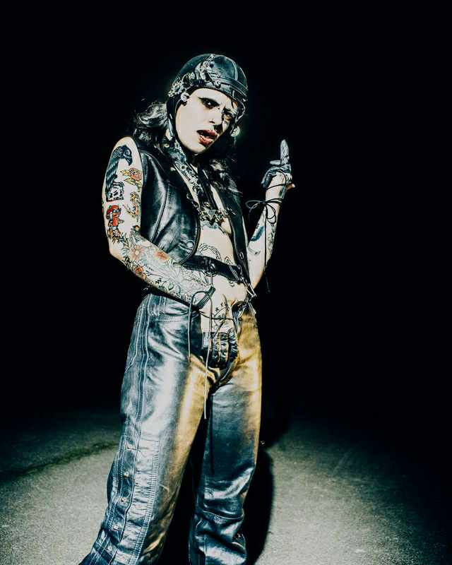 PANTALON CUIR UPCYCLÉ