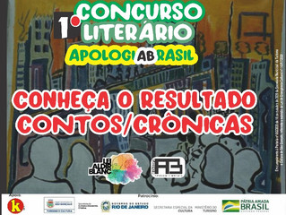 Sai resultado para o Concurso de Crônicas do Prêmio Apologia Brasil
