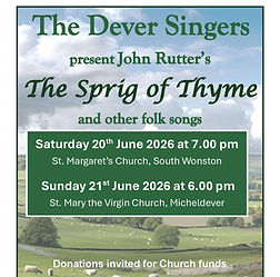 Dever Singers Concert-The Sprig of Thyme