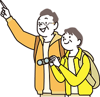 自己導尿を行い、余暇を楽しむ夫婦