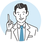 尿路結石について説明する医師