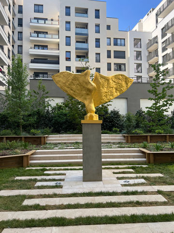 Sculpture exposée à Rueil-Malmaison.
Photographie © Marc Vellay